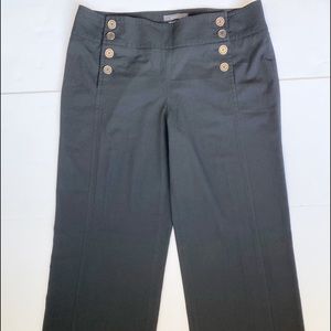 Vintage 1980s sailor inspired wide leg trousers